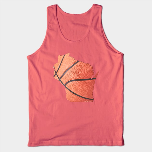 Wisconsin Basketball Tank Top by wifecta